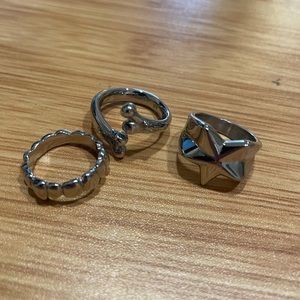 HARD JEWELRY RINGS - VARIOUS SIZES